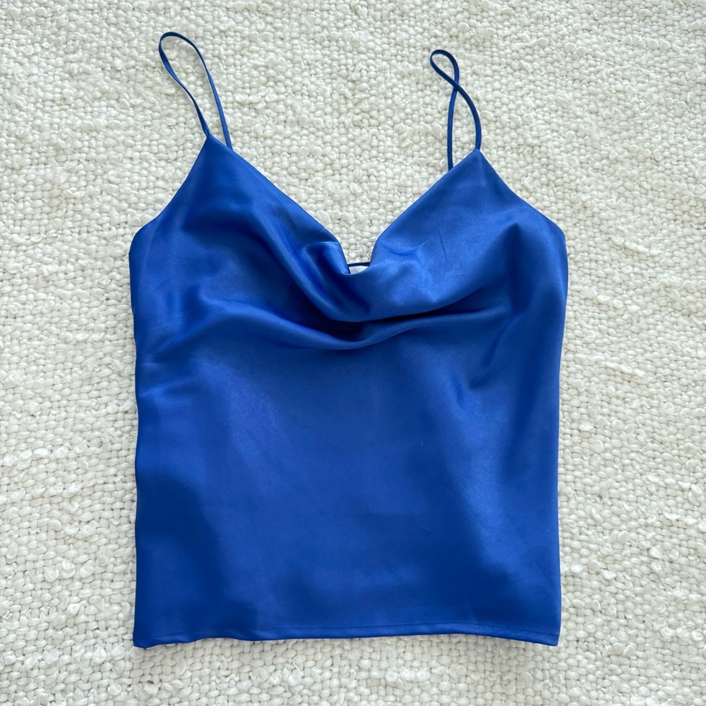 L’Academie Revolve Beautiful royal blue camisole top size S
